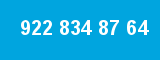 922 834 87 64 922 834 87 64